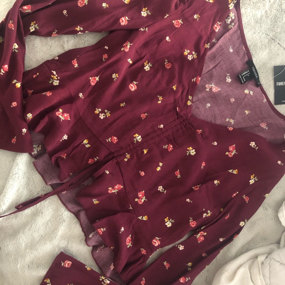floral blouse